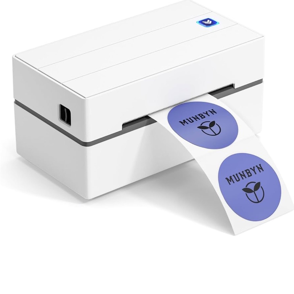 White MUNBYN Label Printer